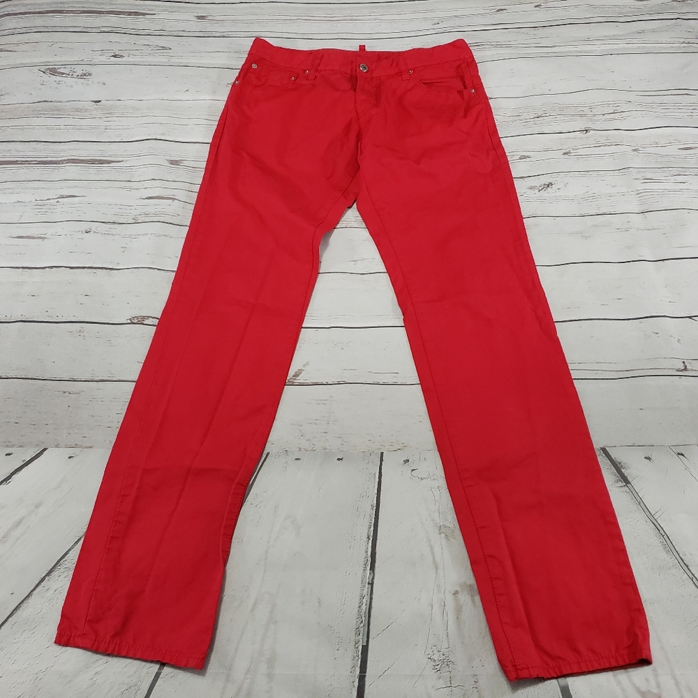 Dsquared2 Pants Size 46EU 12US Womens
Red Straight